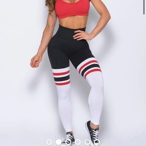 Bombshell Sportswear Leggings Classic Thigh Highs Size Small